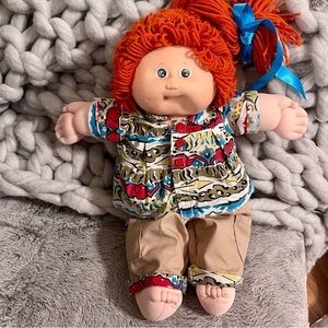 VINTAGE *RARE* 1987 Cabbage Patch Kid w/ Red Hair and one Dimple. EXCELL…